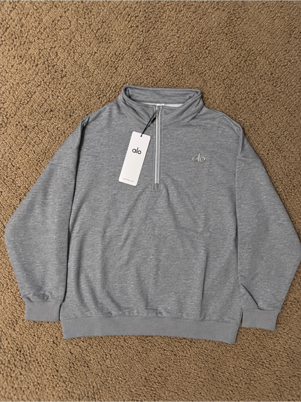 Grey Alo Quarter Zip